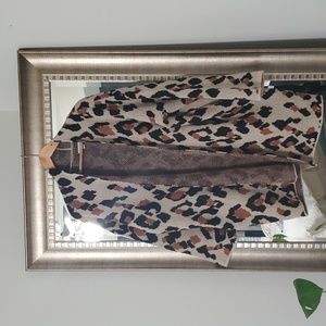 Knox Rose animal print cardigan